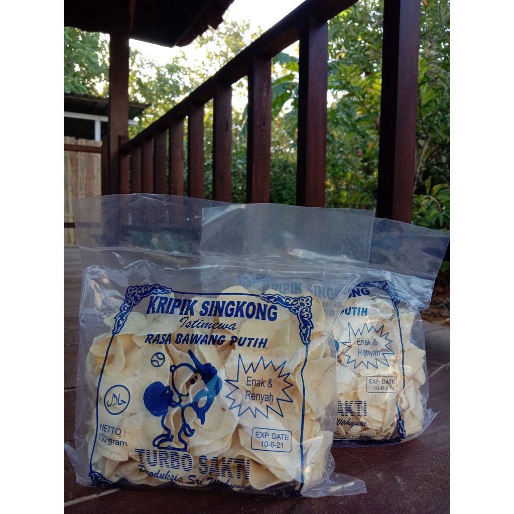 

Keripik Singkong Khas Madura Rasa Bawang 130 Gram