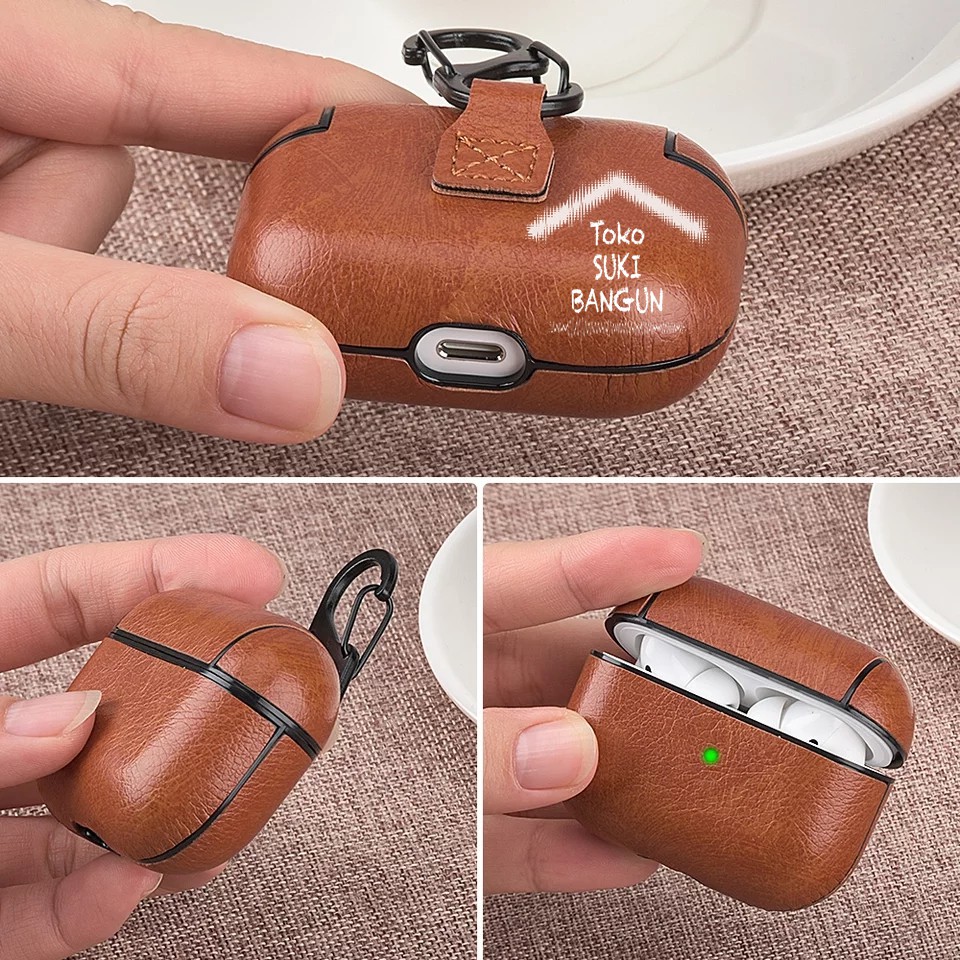 Airpods Pro Case Leather VINTAGE Retro Protector Cover