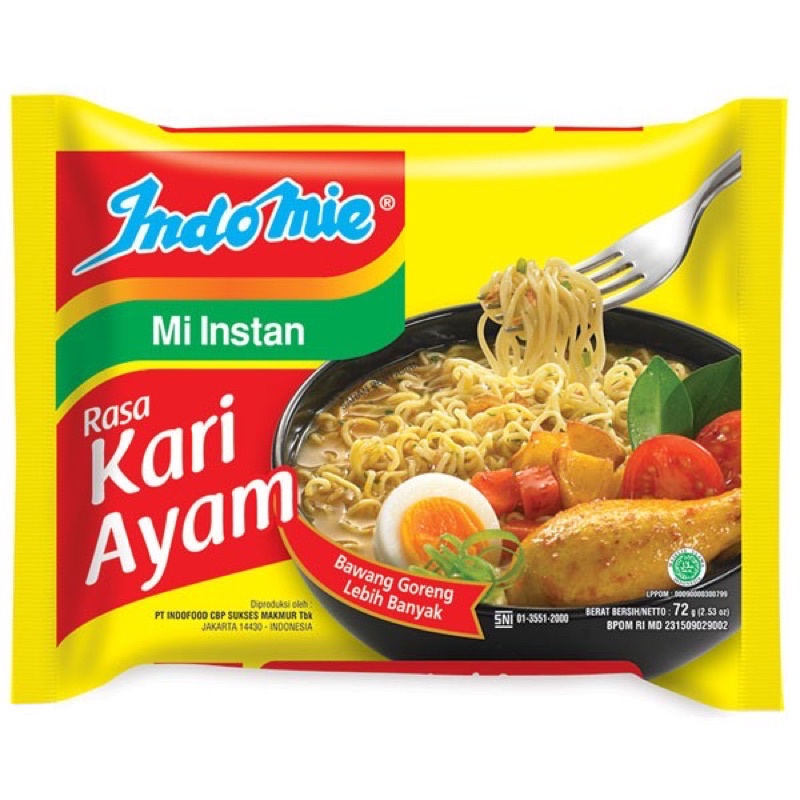 indomie satuan/ecer perbungkus