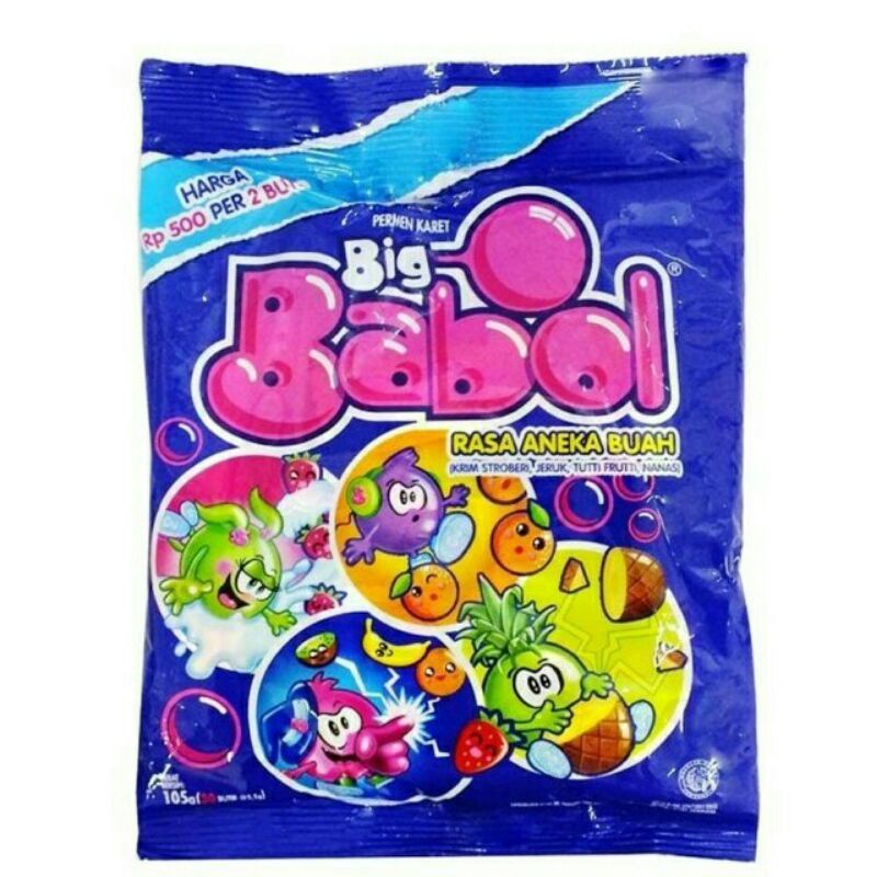 

Permen Karet Big Babol pak 152 gr