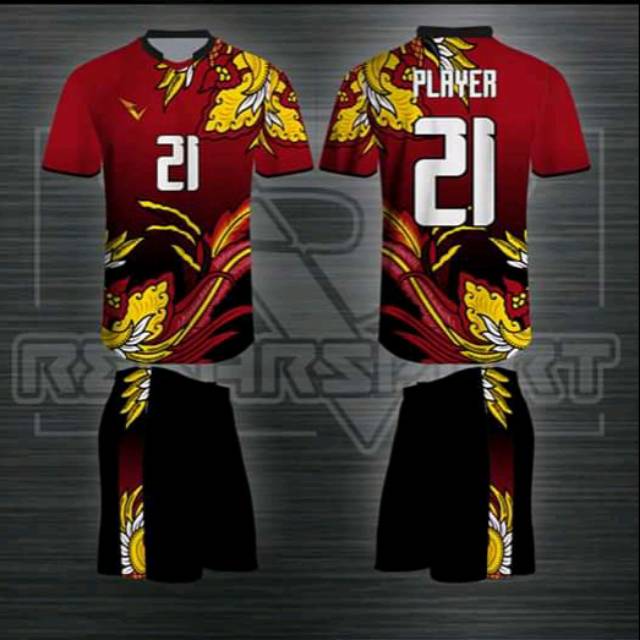 Dragon B2 Kostum Volley Kostum Voli Baju Volley Baju Voli Desain Elegan Shopee Indonesia