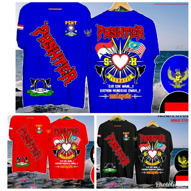 kaos PSHT Malaysia kaos PSHT Indonesia