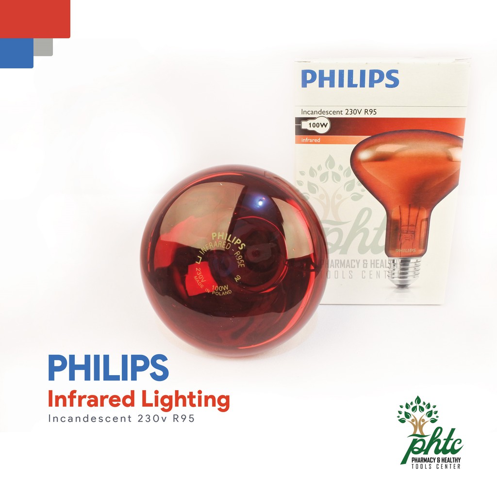 PHILIPS Lampu Bohlam Infrared 100 watt Untuk Beurer IL11