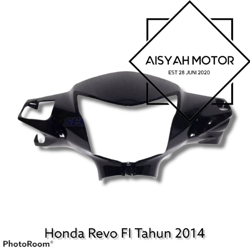 Bodi Halus Honda Revo FI Warna Hitam Tahun 2014