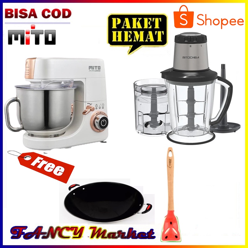 promo paket gold mitochiba chopeer ch 200 + mixer mx 700