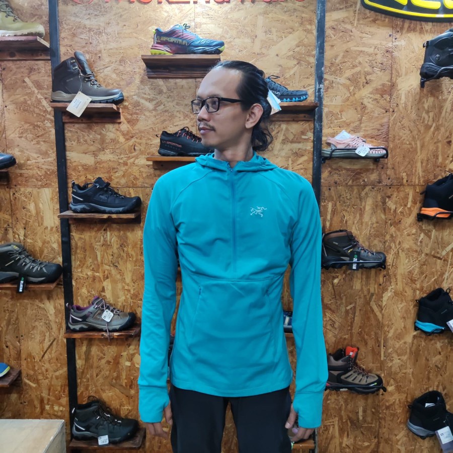 Jaket Harian Arc'teryx Softshell Womens With Hoodie Original