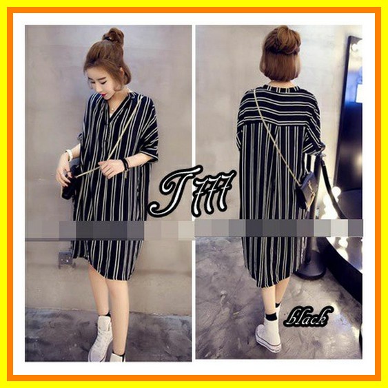 Edlinestore- Isuka Fashion By Momelca Kesia Dress (Busui) Baju Wanita / Dress Wanita Jumbo Tunik Wan