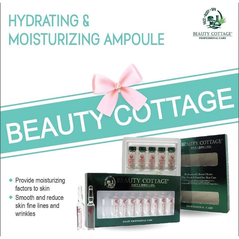 BEAUTY COTTAGE HYDRATING & MOISTURIZING AMPOULE