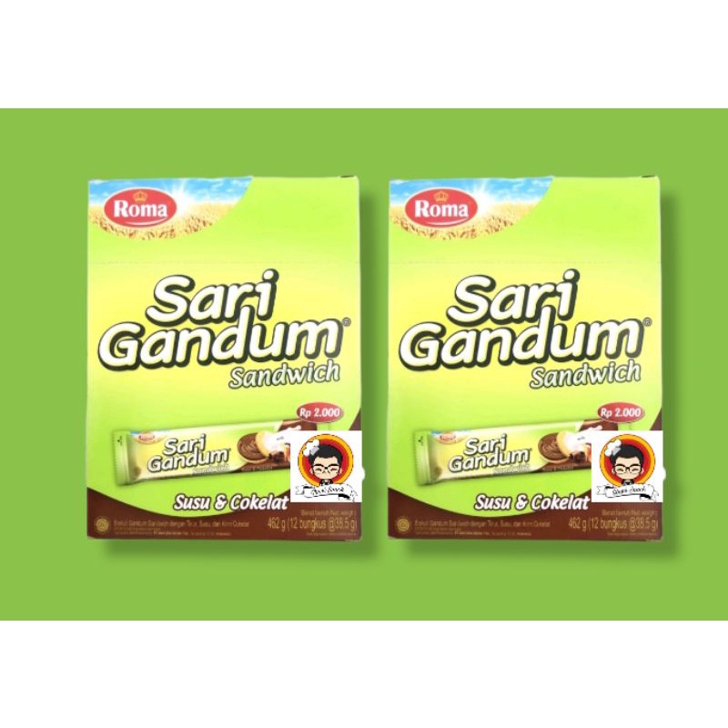 

Roma Sari Gandum 1 Pak isi 12 x 38.5gr/Biskuit Gandum