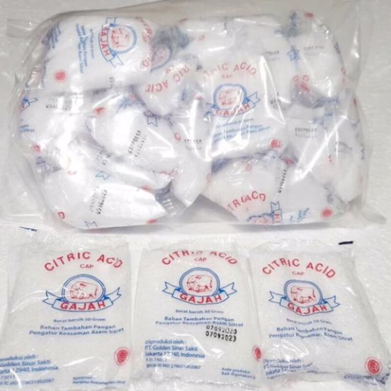 

CITRUN ACID cap gajah 50gr asam pembersih citric serbaguna | QlpStore
