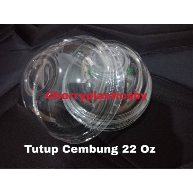 Tutup Cembung Cup Plastik / Oval 22/12/14/16 Oz DK D9cm