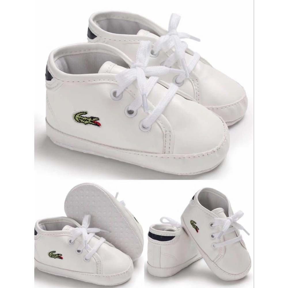 Sepatu Bayi Laki Laki Prewalker Bayi IMPORT White Kool