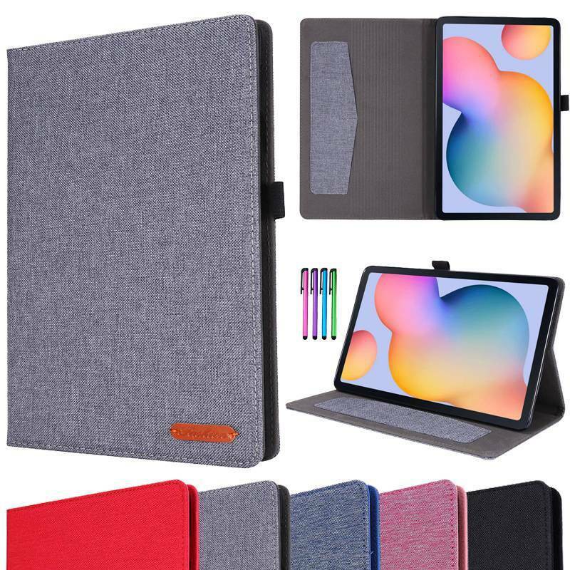 Flip Case Bahan Kulit Untuk Samsung Galaxy Tab S6 Lite 10