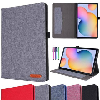 Flip Case Bahan Kulit Untuk Samsung Galaxy Tab S6 Lite 10