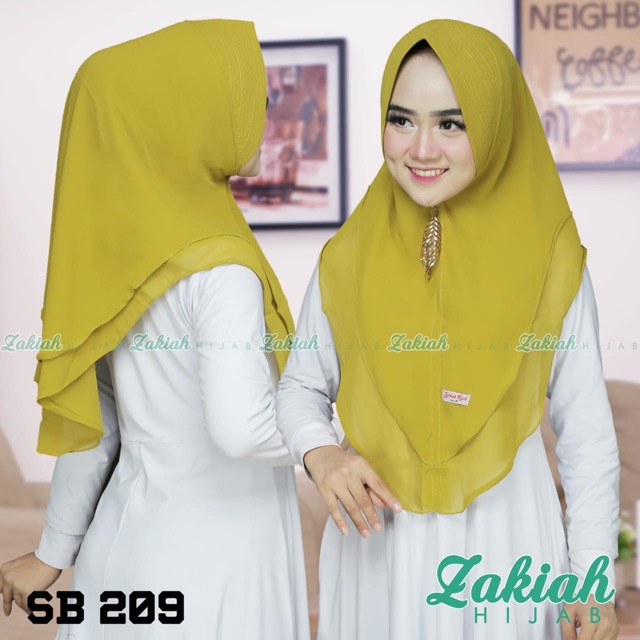ZAKIAH | Khimar MINI OVAL ceruty Babydoll
