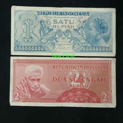 Uang kuno Indonesia Set Suku Bangsa 1956 Ekonomis / Bekas