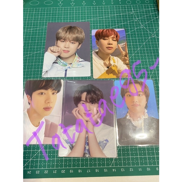 PHOTOCARD JIMIN( Booked) & JIN BUNDLE ( MPC JIMIN UNYEL )