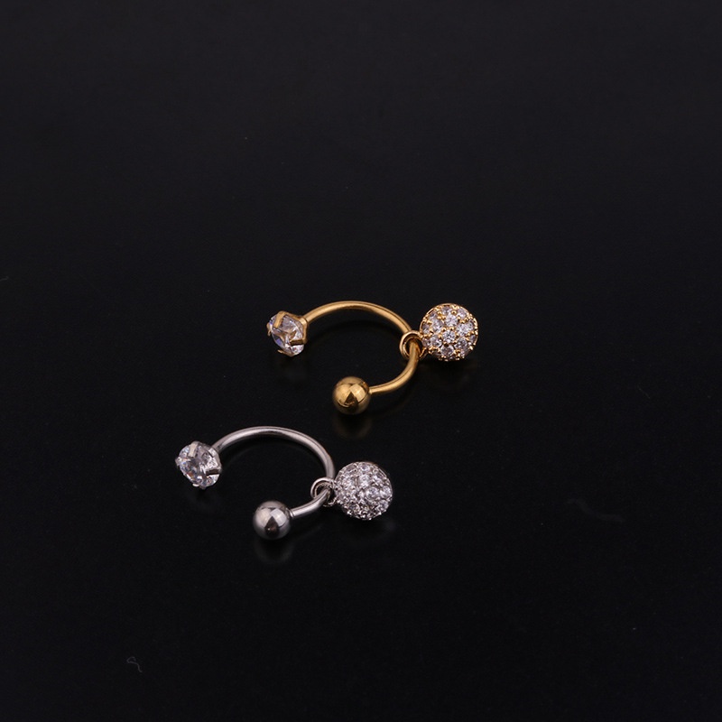 1 Pcs Korean Style Star Heart Flower Eardrop C Shaped Silver Gold Earring Engagement Jewelry For Women Gifts