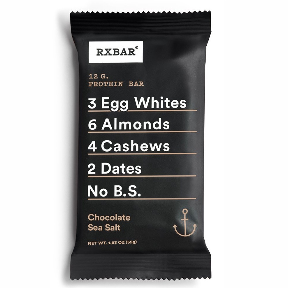 

RX BAR Chocolate Sea Salt Protein Bar Snack Coklat Cokelat Cacao Cocoa