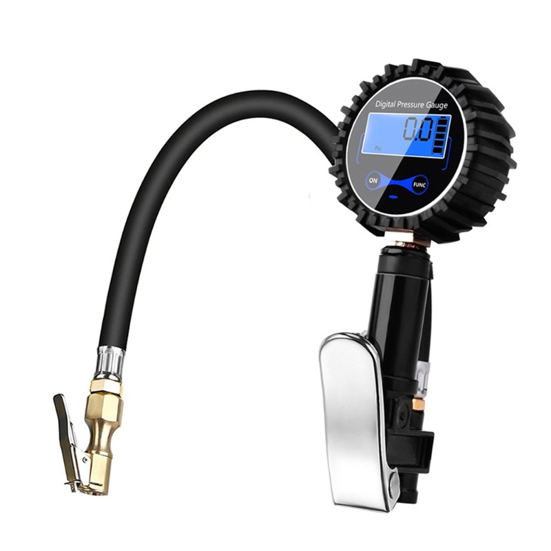 Kiss Air Chuck &amp; Aksesoris Kompresor Heavy Duty Digital Tire Inflator Dengan Pressure Gauge Resolusi Display 0.1 200P