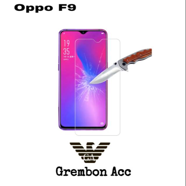 Oppo F9 Tempered Glass Clear Tempered Glass Oppo F9