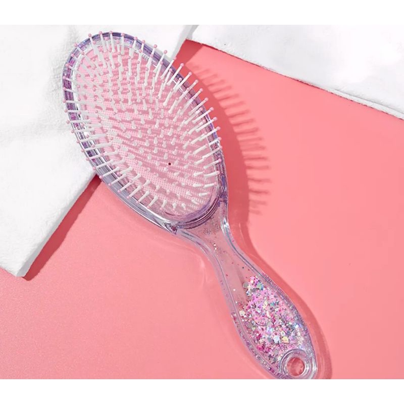 MINISO SISIR CUSHION HAIR BRUSH COMB, BULAT, SISIR RAMBUT BLOW DETANGLING LEMBUT BULAT AIRBAG COMB ANTI RONTOK