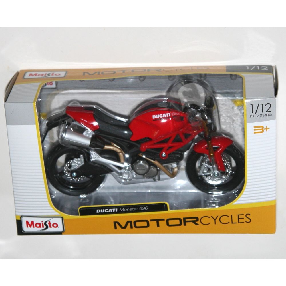 Ducati Monster 696 Skala 1:12 Maisto