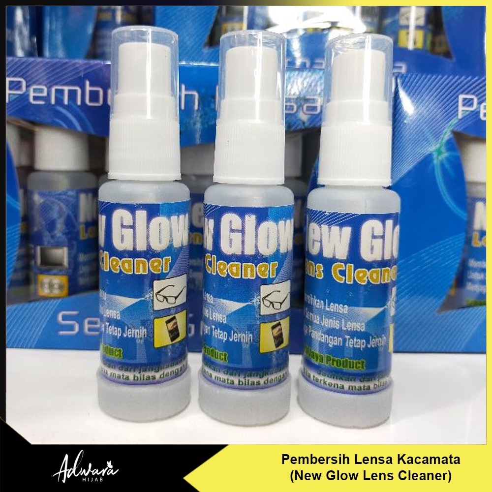 NEW GLOW Cairan Pembersih Kacamata / Spray Lens Cleaner Air Pembersih Lensa Serbaguna