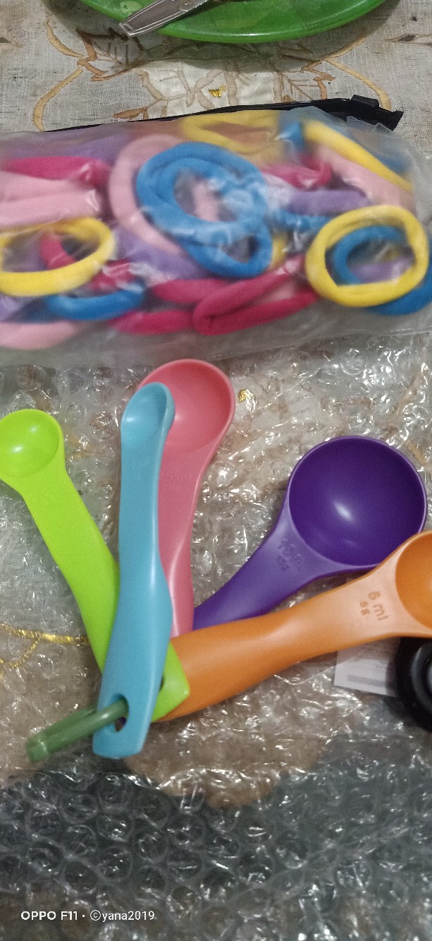 Sendok Takar Set 5 In 1 Warna Warni Ukur Bumbu Dapur Obat Measuring Spoon