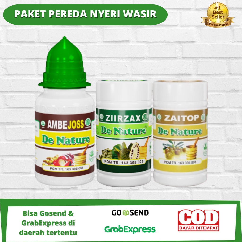 Obat Fistula Ani Abses Anal Kanker Anus BAB Berdarah Wasir Ambeien De Nature Tanpa Salep