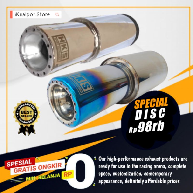 Knalpot Mobil HKS Gronel Bass Muffler HKS Gronel Murah