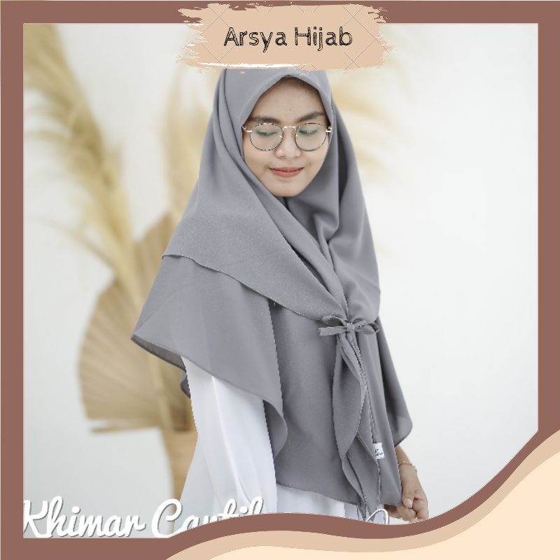 Arsya Hijab Arsya Hijab Khimar Jumbo Cantika Diamond Crepe Premium