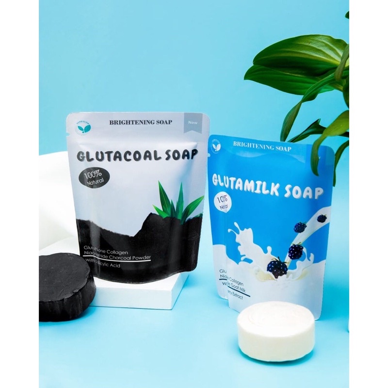 HERBIGLOW GLUTAMILK SOAP / GLUTACOL SOAP / SABUN PEMUTIH BPOM / WHITENING SOAP