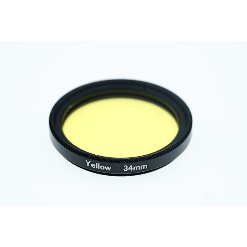 Yellow Color Lens Filter Kuning 34mm 34 mm Color Gel Filter - SKU 1.001.2085