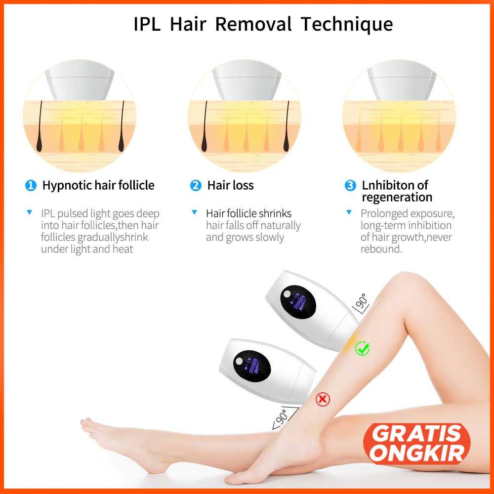 IPL Laser Epilator Hair Removal 600000 Flashes - A110