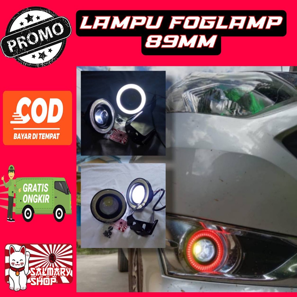Lampu LED Foglamp Universal Fog Lamp Foglam Lampu Kabut Bemper Avanza Calya