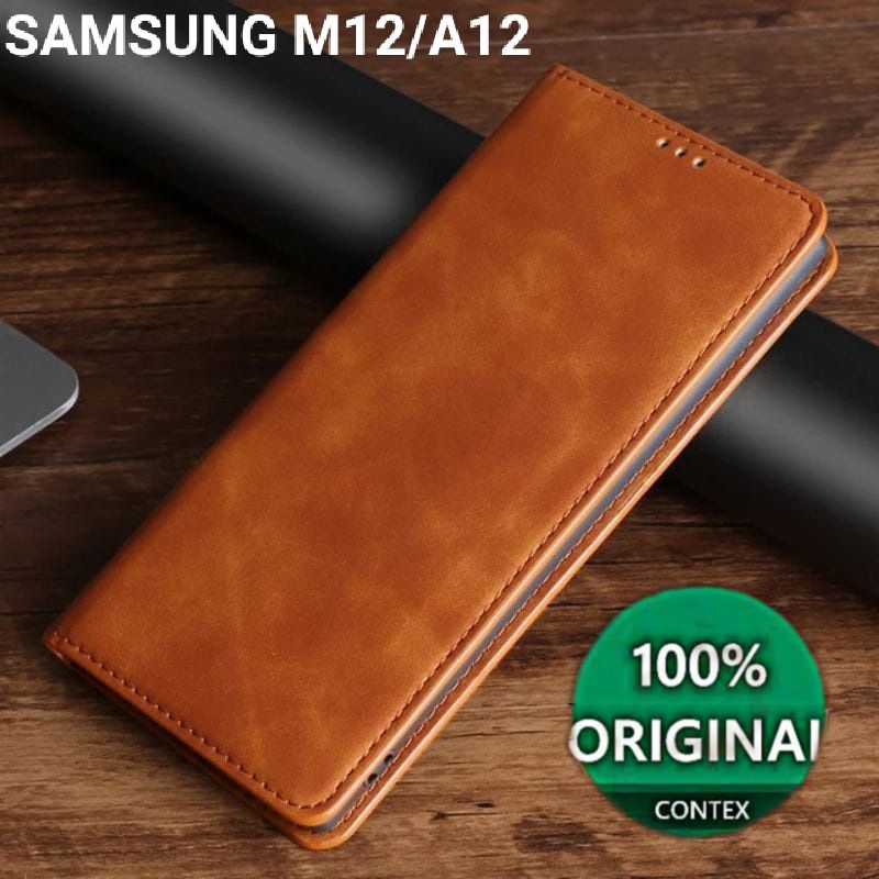 SAMSUNG M12/A12 Flip cover sarung hp kulit