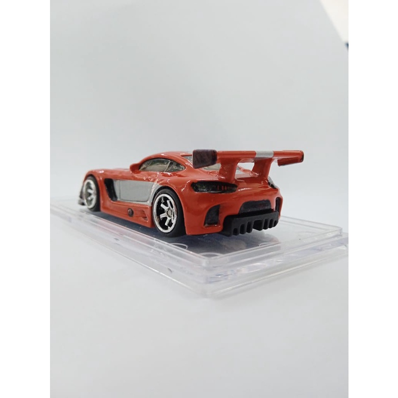 HotWheels 16 MERCEDES AMG GT3 Custom Merah Silver HW Hot Wheels