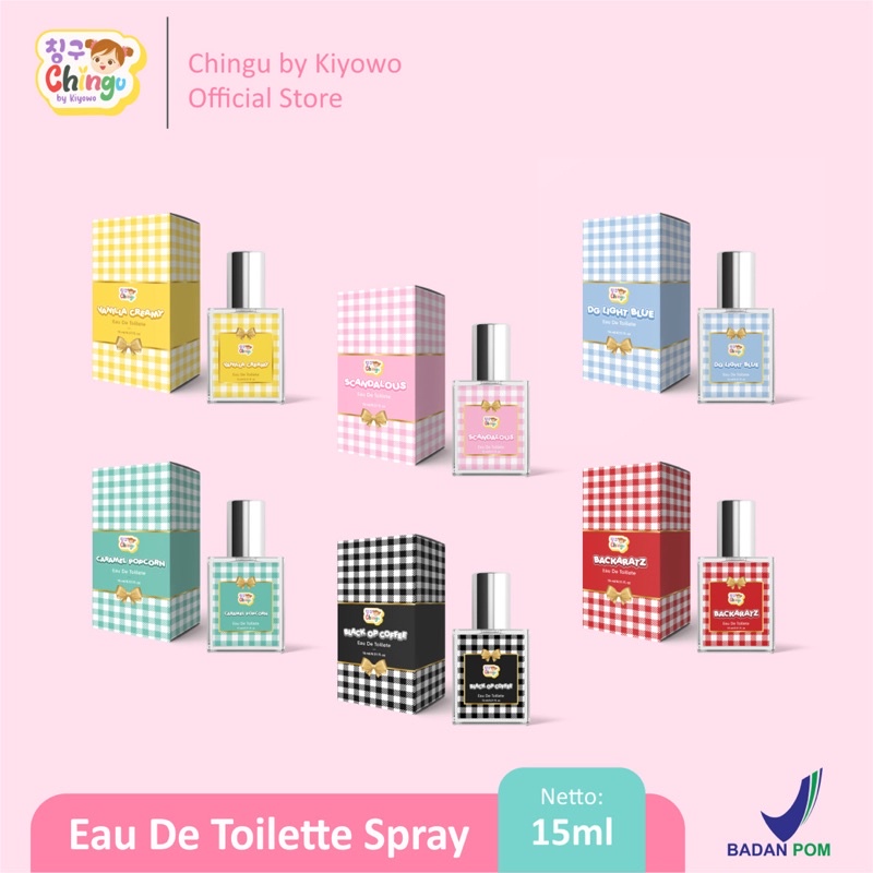 CHINGU BY KIYOWO EDT PARFUME SPRAY 15ML BPOM APPROVED