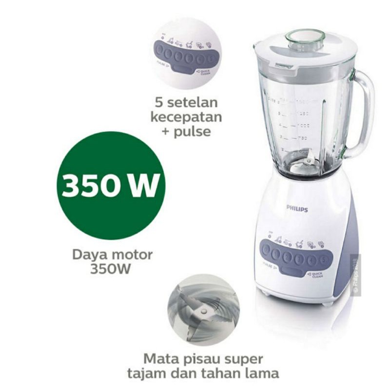 Blender Philips Kaca HR 2116 Blender Philips Beling Philips 2116 Blender Gelas Philips Pelumat Juice Buah