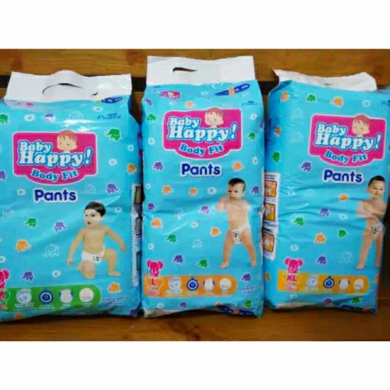 Baby happy body fit pants M34, L30, XL26