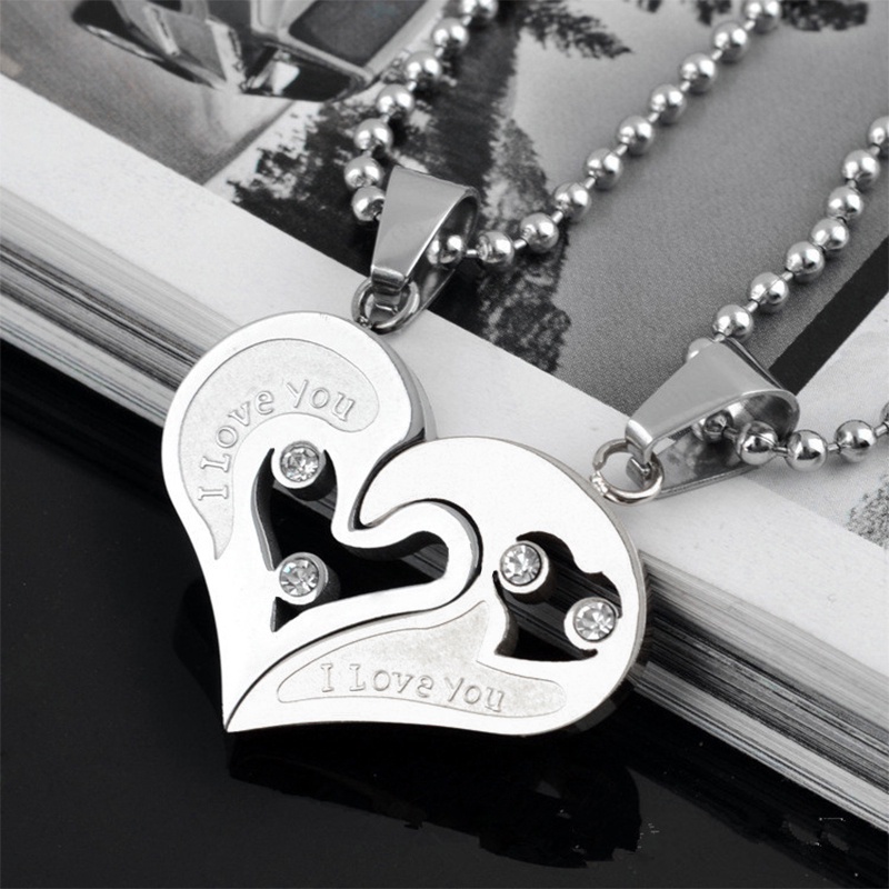Love Magnet Kalung Couple Pelukan Choker Liontin Necklace Pasangan Cinta New