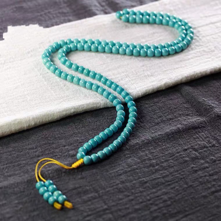 Tasbih Japamala 108 Handmade Batu Turquoise 6mm