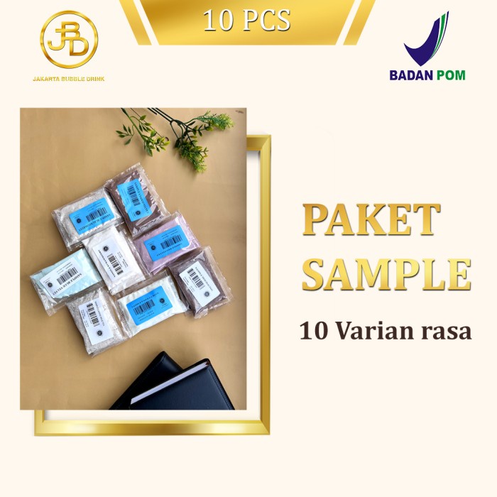 

SAMPLE BUBUK MINUMAN 10 RASA BEST SELLER - JAKARTA BUBBLE DRINK