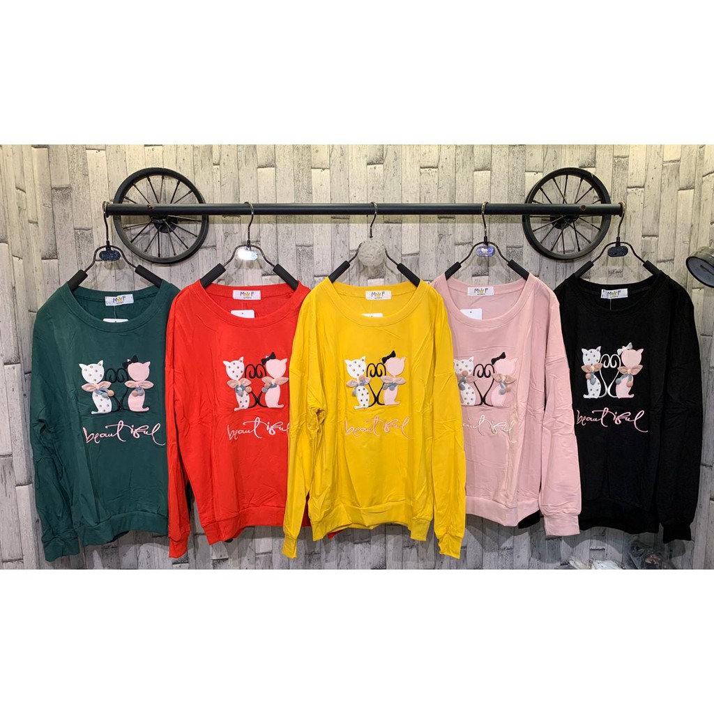 7321 kaos import kucing  cinta mifei xl Shopee Indonesia