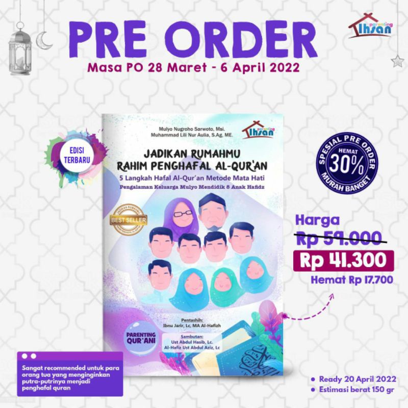 Jadikan Rumahmu Rahim Penghapal Al-Qur'an