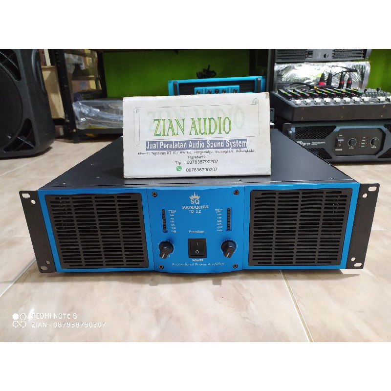 Power Amplifier Soundqueen TD3.2 premium 2X1800watt Original(zian audio)