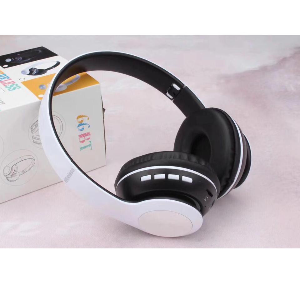 Terbaru.. 66-BT Headset Wireless Bluetooth 5.0 stereo portable