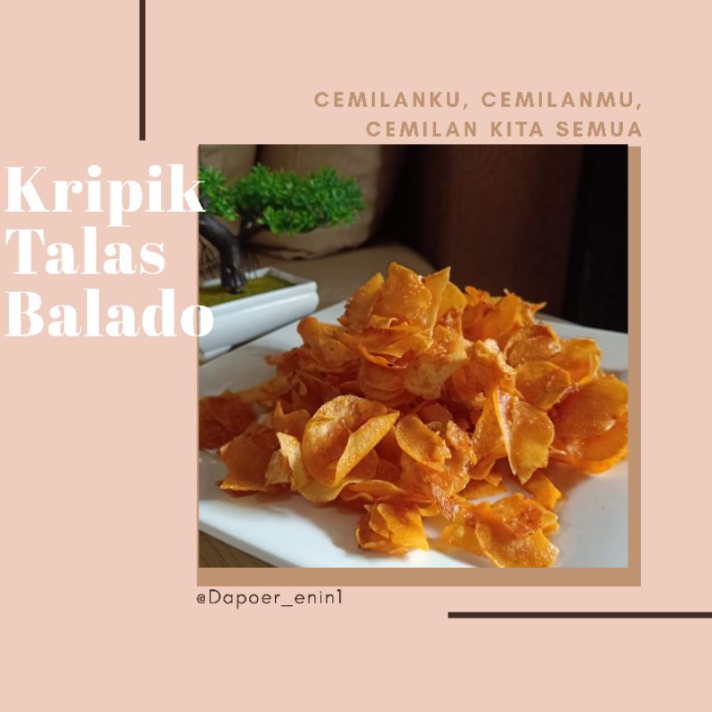 

Kripik Talas Balado