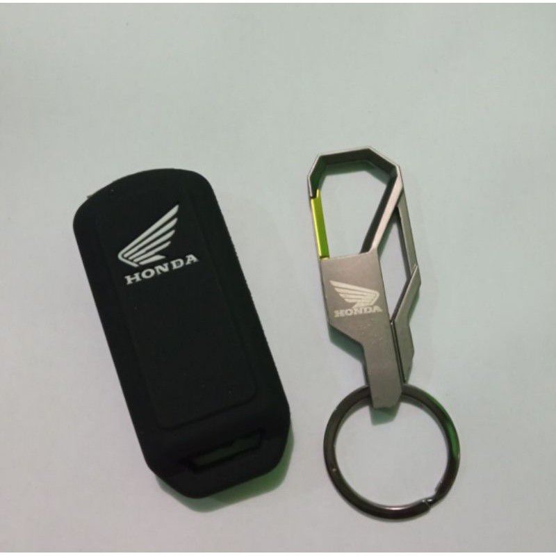 PAKET GANTUNGAN KUNCI DAN COVER SILICONE REMOTE ADV 150 2021